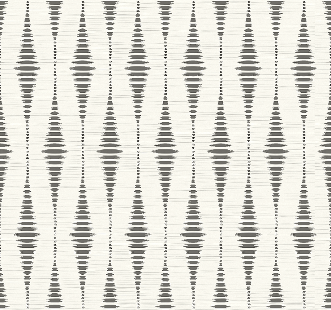 Covor de vinil geometric rabaul ikat gri și bej - TenStickers