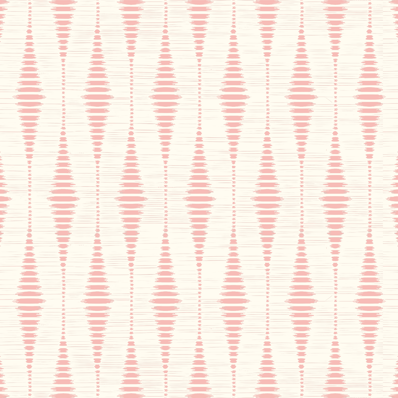 Covor de vinil geometric roz pastel ikat rabaul - TenStickers