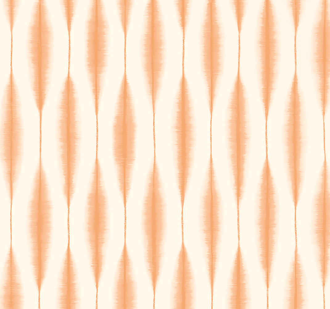 Covor de vinil geometric ikat kasuri portocalie - TenStickers