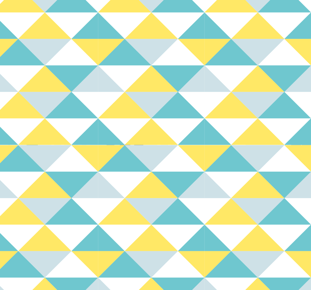 Covor de vinil geometric galben și nuanțe de albastru - TenStickers