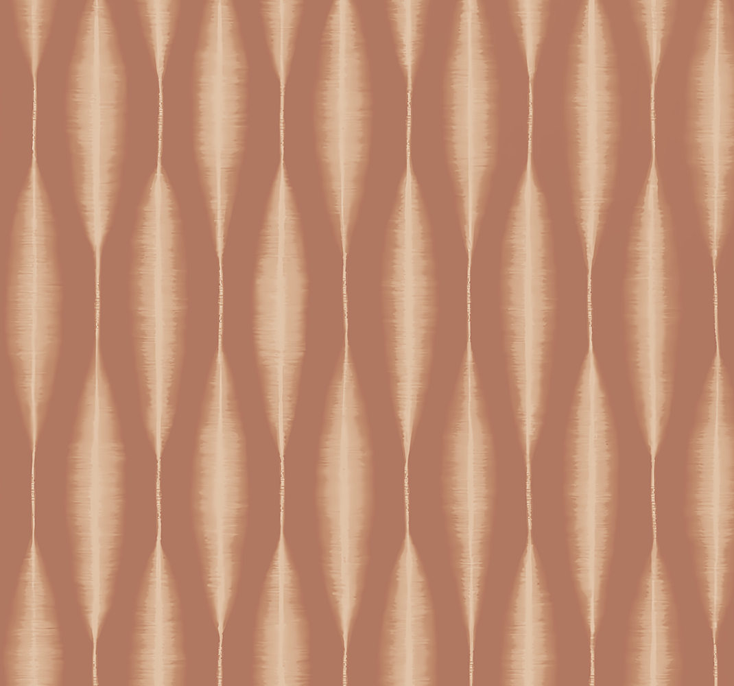 Covor de vinil geometric ikat kasuri mousse mocha - TenStickers