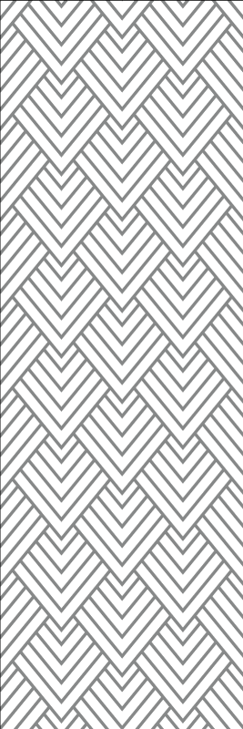 Covor de vinil geometric cu model triunghiuri albe - TenStickers
