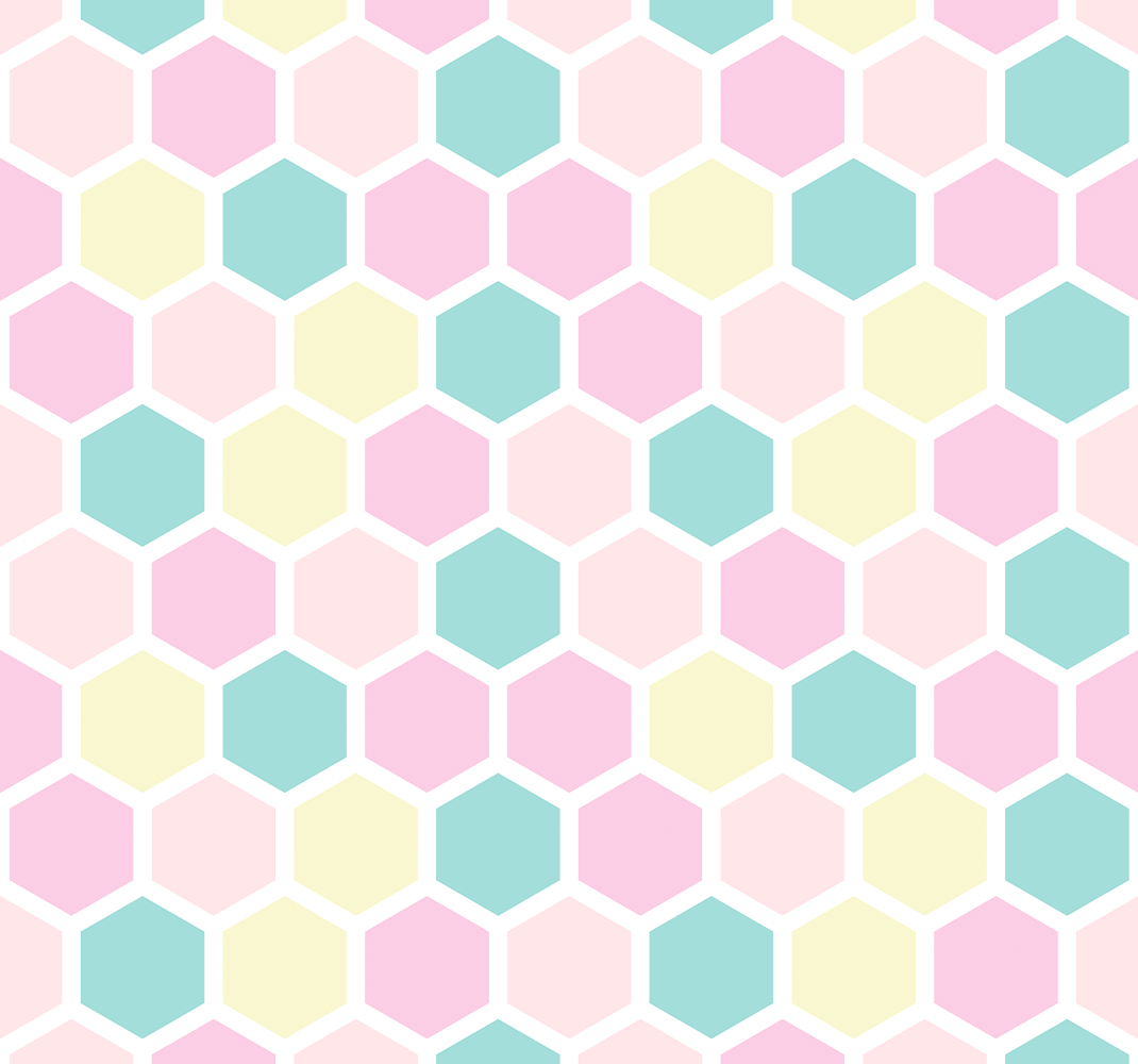 Covor de vinil geometric cu model geometric și culori pastel - TenStickers