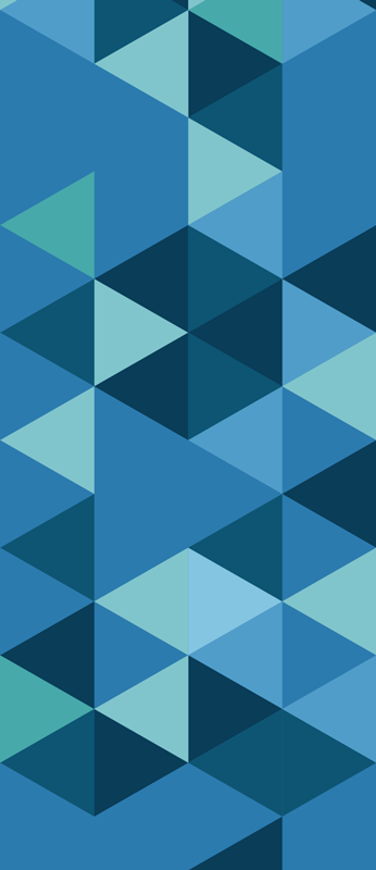 Covor de vinil geometric pătrate geometrice albastre - TenStickers