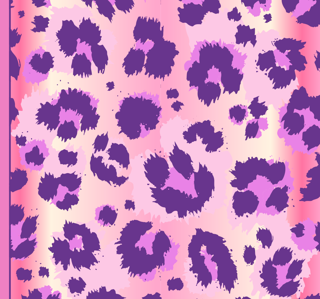 Covor vinil dormitor blană leopard roz - TenStickers