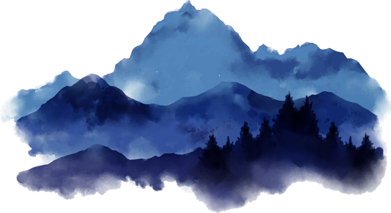 Covor vinil cu aspect de natura muntii din hartie - TenStickers