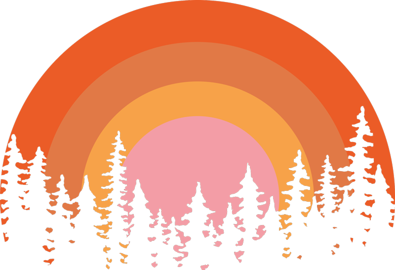 Covor vinil cu aspect de natura soare vintage - TenStickers