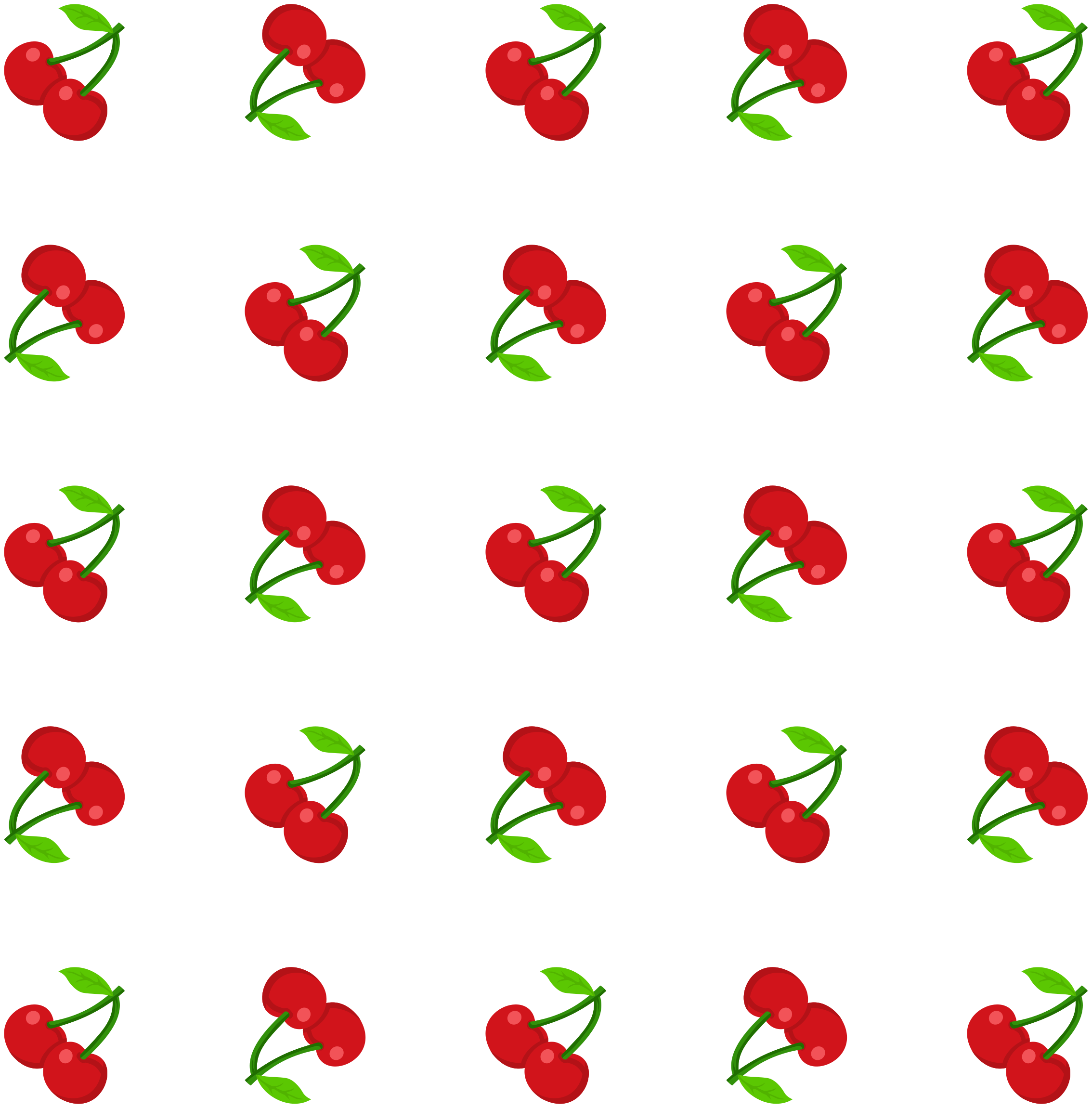 Covor vinil cu aspect de natura design cu cireșe - TenStickers