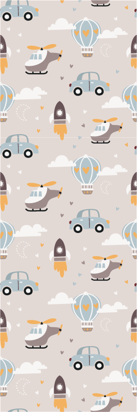 Covor vinil dormitor design drăguț pentru copii - TenStickers
