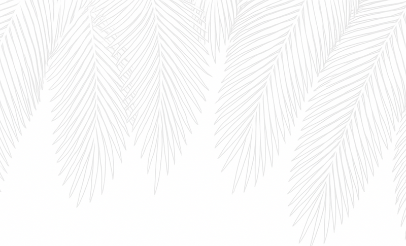 Covor vinil dormitor palmă neutră - TenStickers