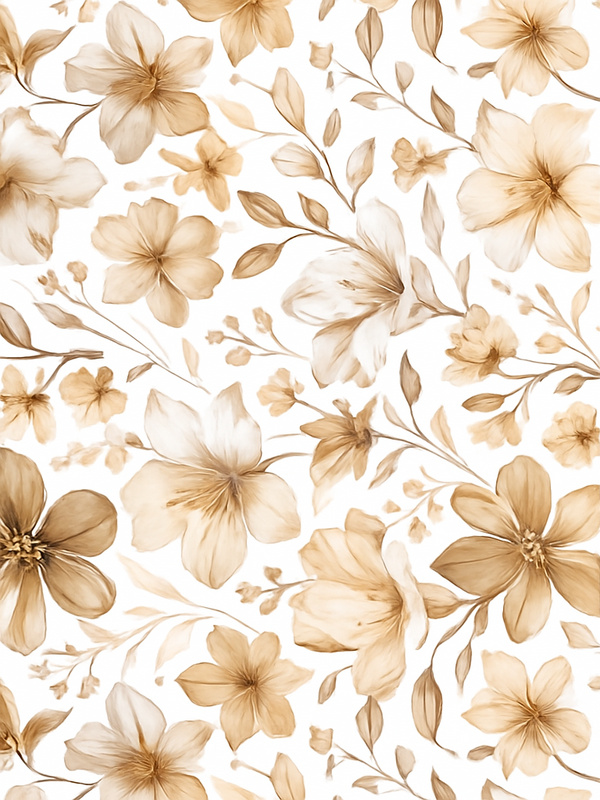 Covor vinil dormitor design floral realist - TenStickers