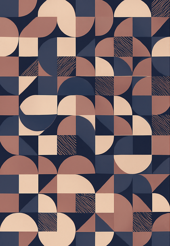 Covor vinil dormitor design geometric abstract violet - TenStickers
