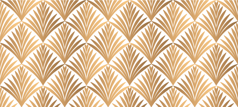 Covor de vinil geometric frunze geometrice - TenStickers