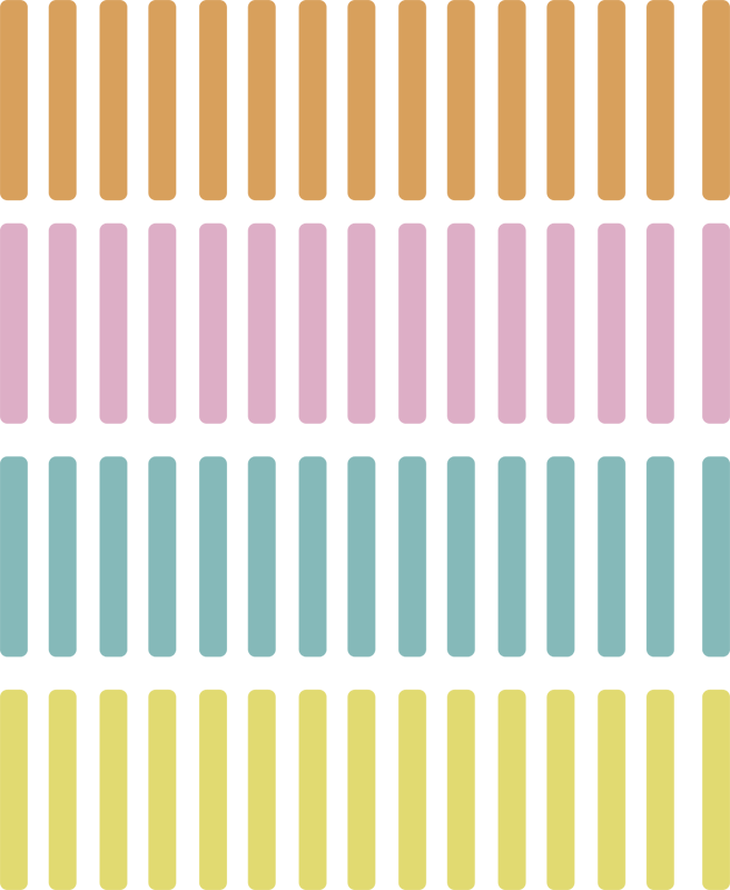 Covor de vinil geometric cu autocolante colorate confetti - TenStickers