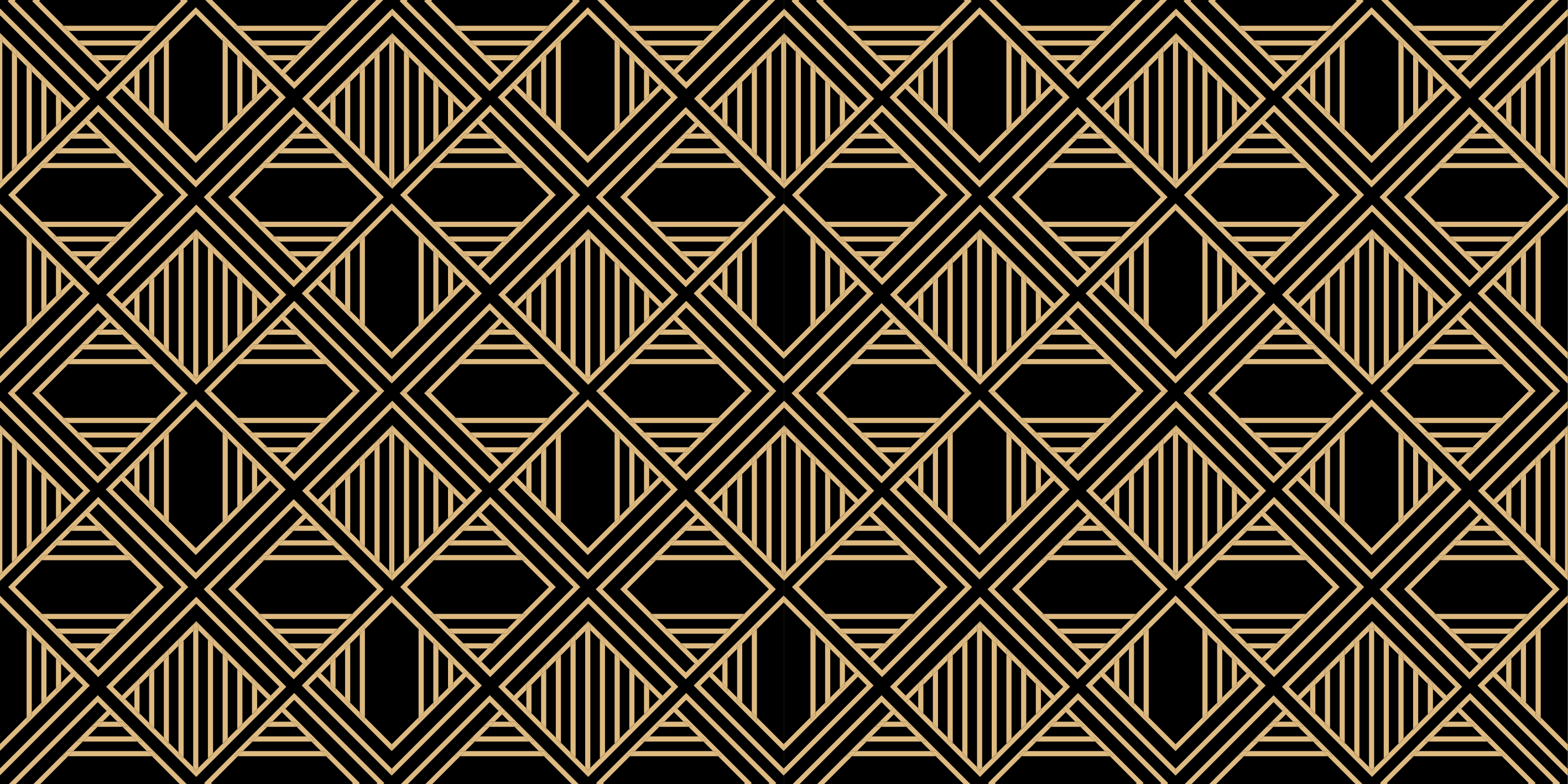 Covor de vinil geometric model art deco stil gatsby - TenStickers