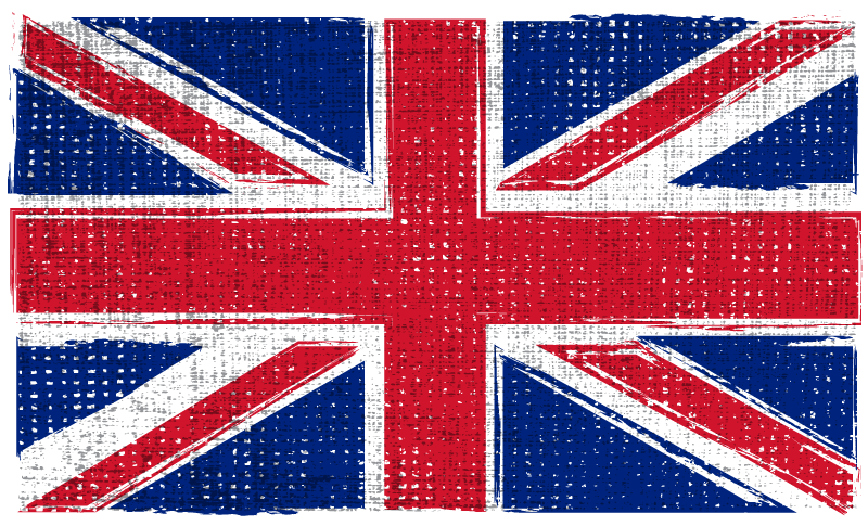 Covor de vinil geometric steag grunge uk - TenStickers