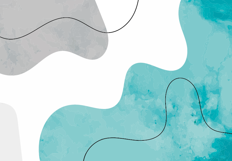 Covor de vinil geometric forme acvatice - TenStickers