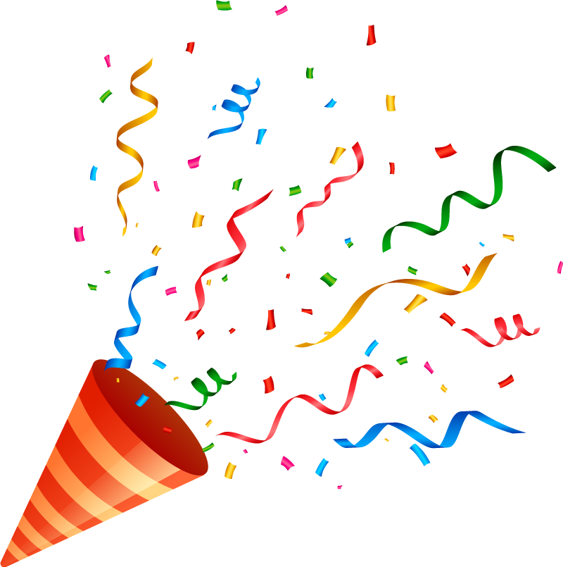 Covor de vinil geometric confetti de sărbătoare - TenStickers