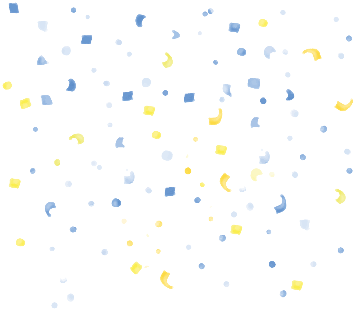 Covor de vinil geometric confetti în nuanțe de apă - TenStickers