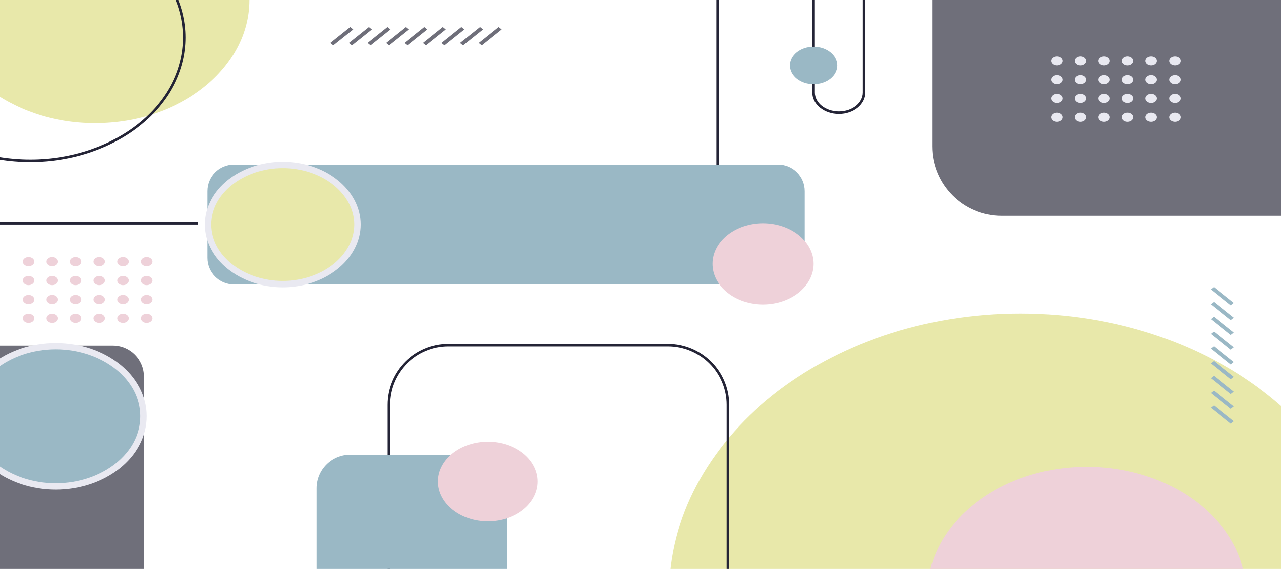 Covor de vinil geometric fundal pastel geometric - TenStickers