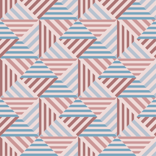 Covor de vinil geometric triunghiuri abstracte - TenStickers