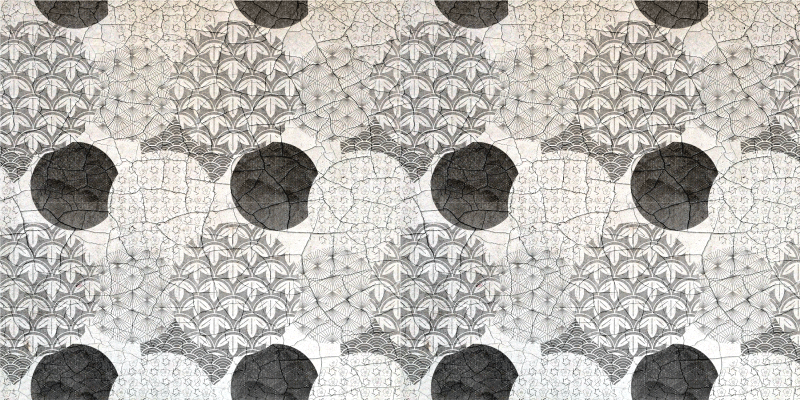 Covor de vinil geometric cu model geometric oriental - TenStickers