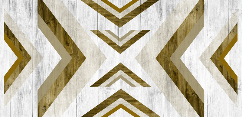 Covor de vinil geometric pentru birou structurat - TenStickers