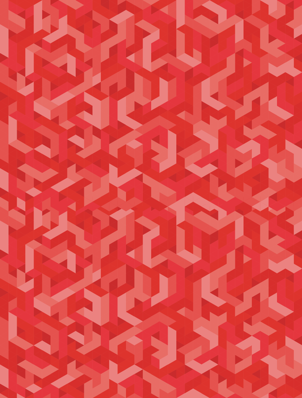 Covor de vinil geometric configurație geometrică complexă - TenStickers