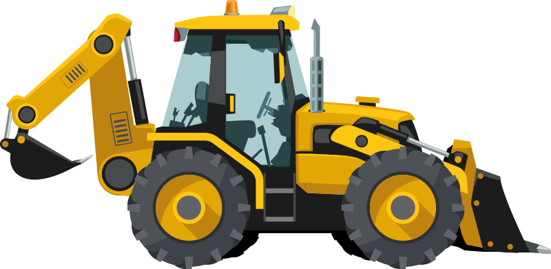 Covor de vinil pentru copii tractor realist - TenStickers