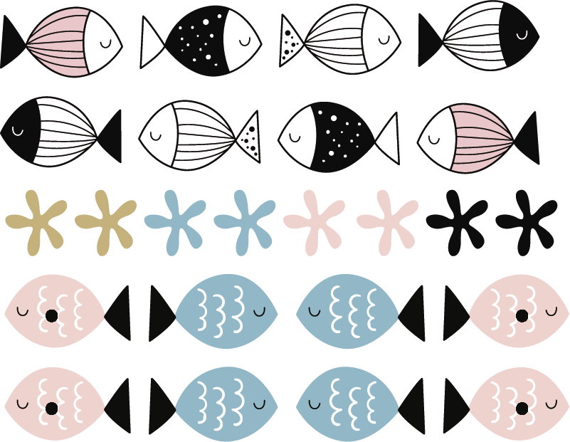 Covor de vinil pentru copii cu texturi variate - TenStickers
