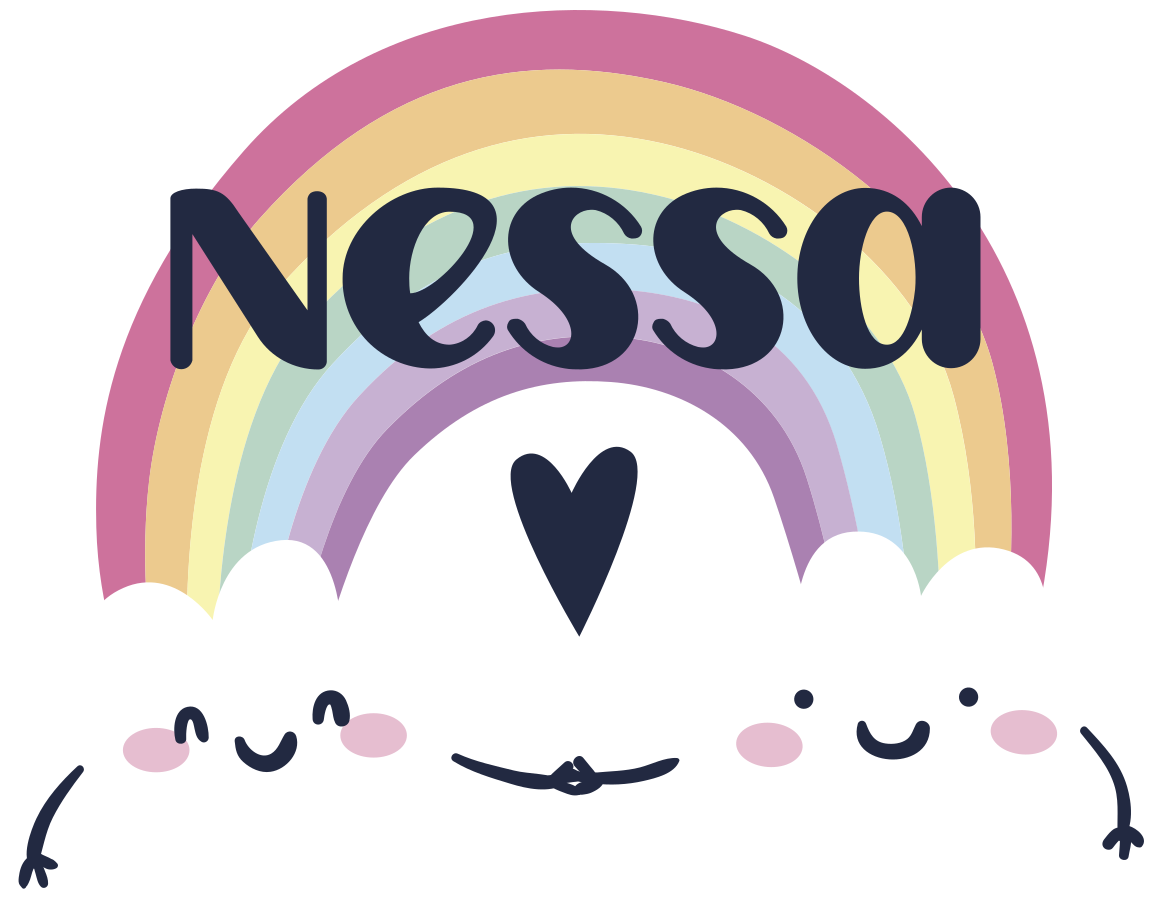 Covor de vinil pentru copii curcubeu personalizat - TenStickers