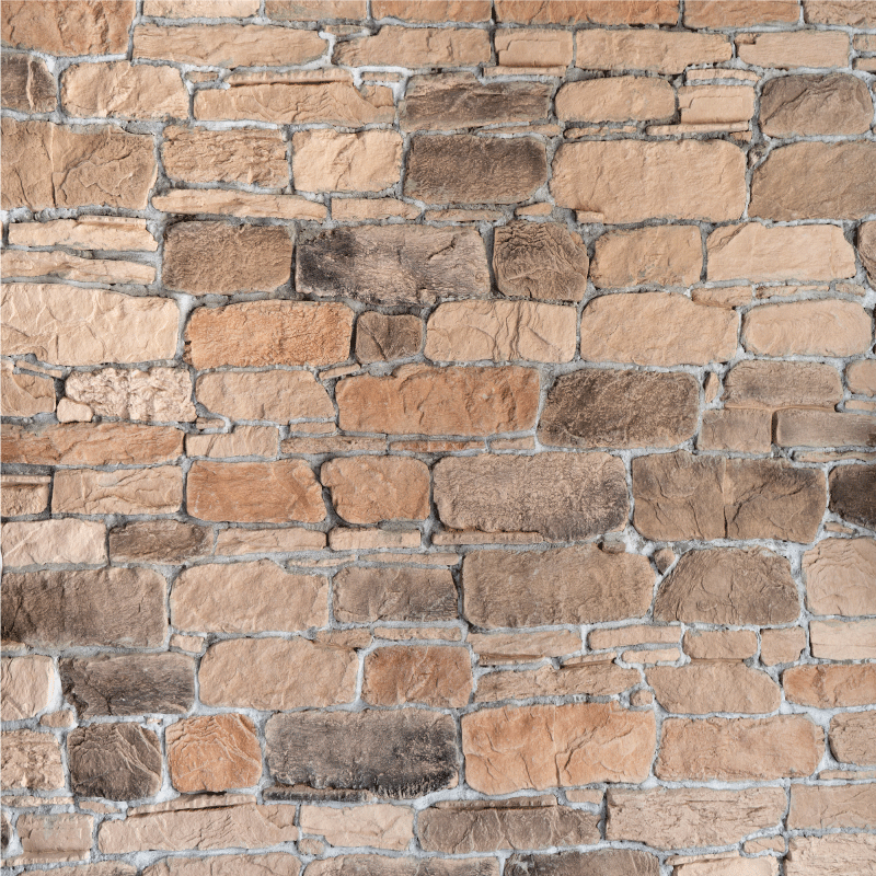 Covor vinil dormitor model rustic cărămidă bej - TenStickers