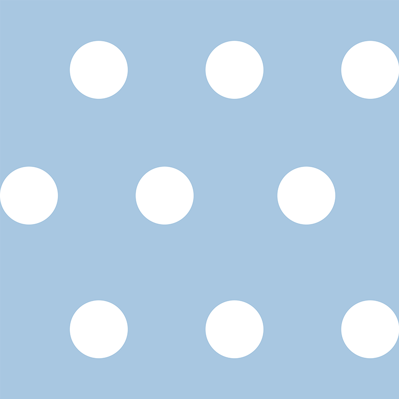 Covor vinil dormitor cu model buline - TenStickers