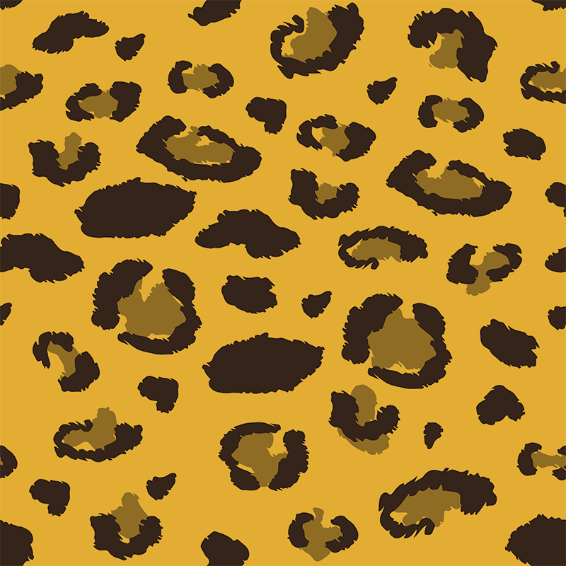 Covor vinil dormitor imprimeu animal leopard - TenStickers