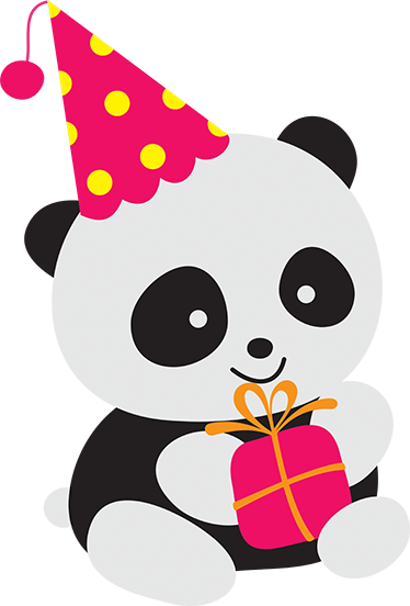 Covor de vinil pentru copii panda bebeluș cu cadou - TenStickers
