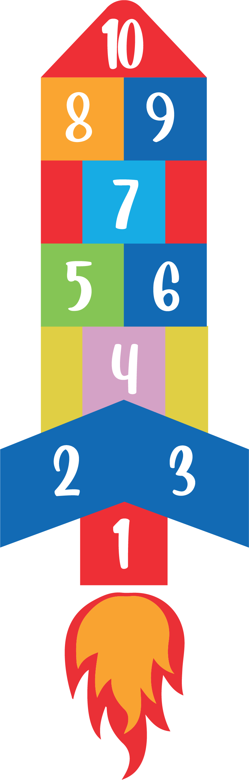 Covor de vinil jocuri sărituri cu racheta - TenStickers