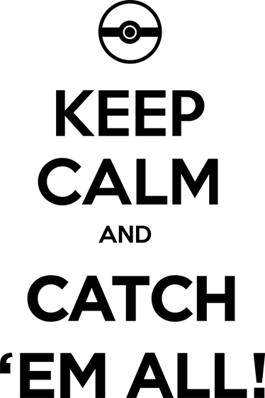 Covor de vinil jocuri pokémon rămâi calm - TenStickers