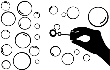 Covor de vinil jocuri decorativ cu silueta de mână - TenStickers