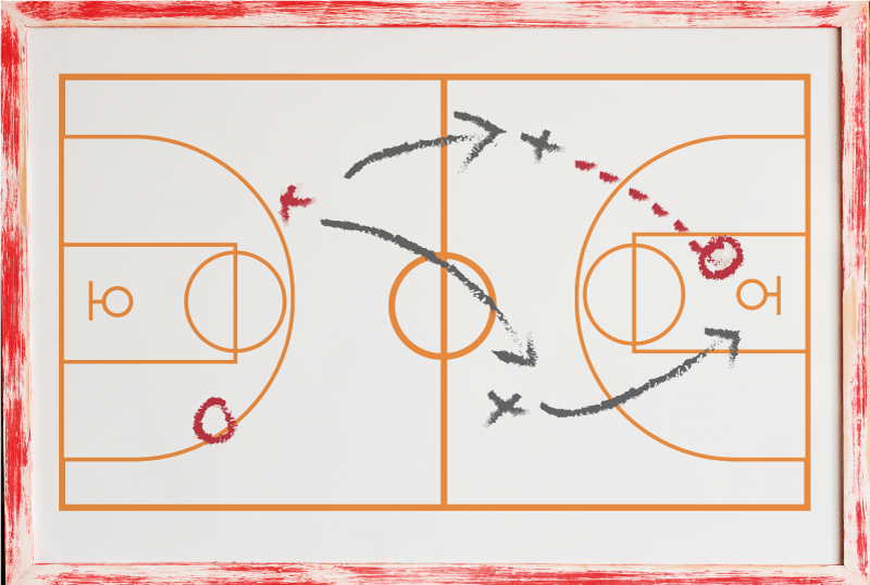 Covor de vinil jocuri antrenor sportiv de masă - TenStickers