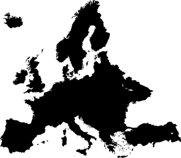 Covor de vinil harta lumii tablă europa - TenStickers