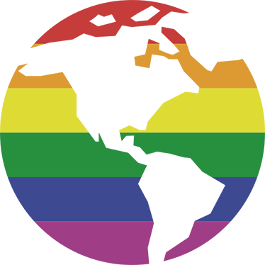 Covor de vinil harta lumii autocolant gay - TenStickers