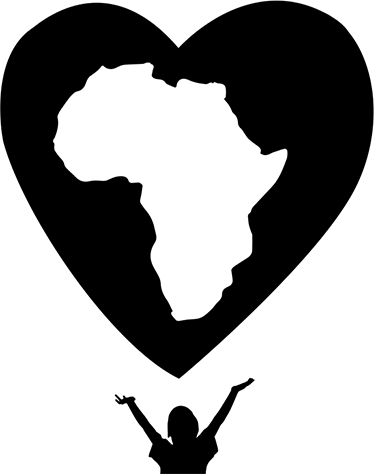 Covor de vinil harta lumii inima africii - TenStickers
