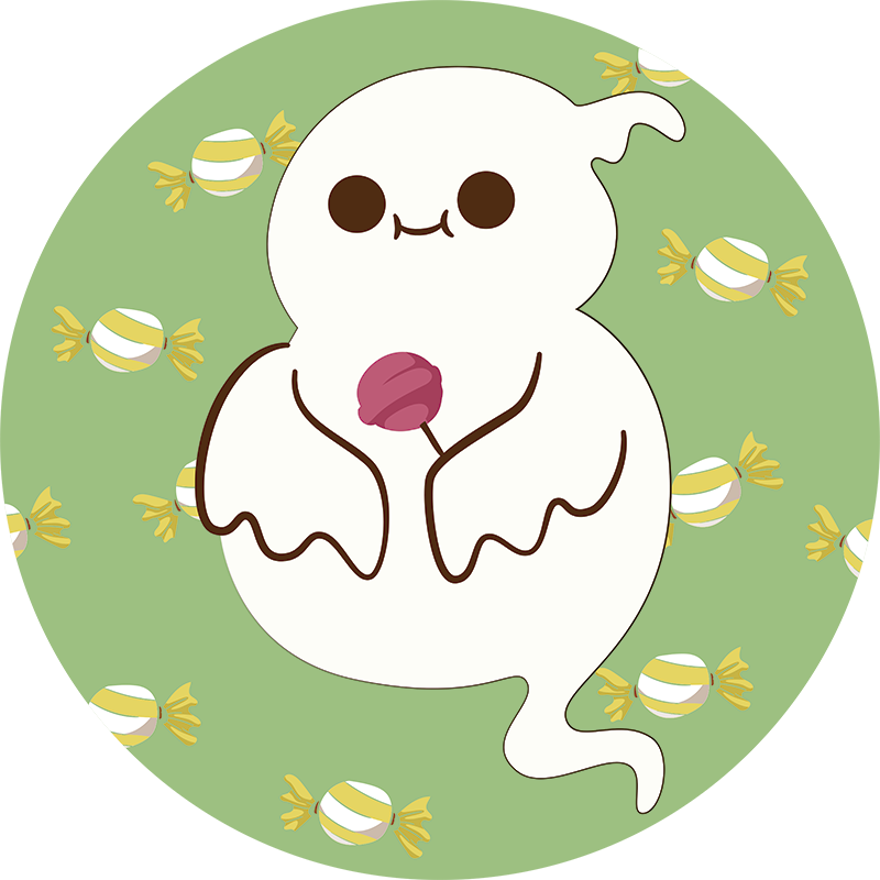 Covor de vinil pentru copii fantomă amuzantă - TenStickers