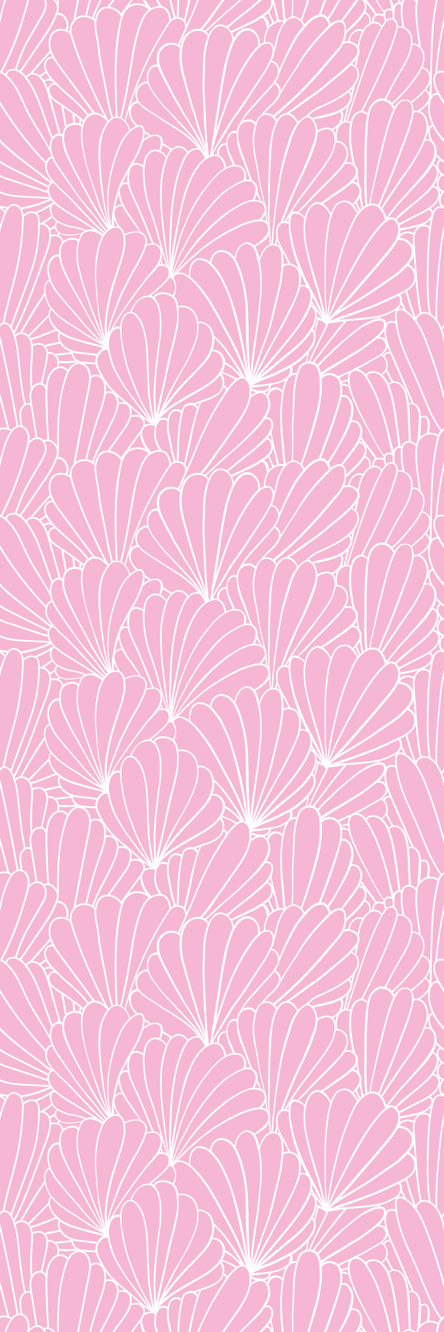 Covor de vinil pentru baie scoici roz kawaii - TenStickers