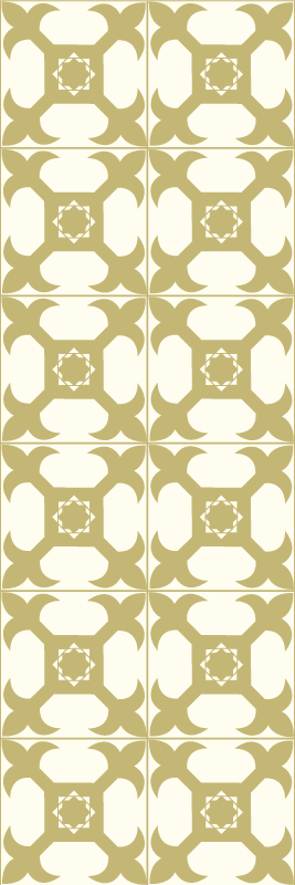 Covor de vinil pentru baie model elegant de gresie - TenStickers