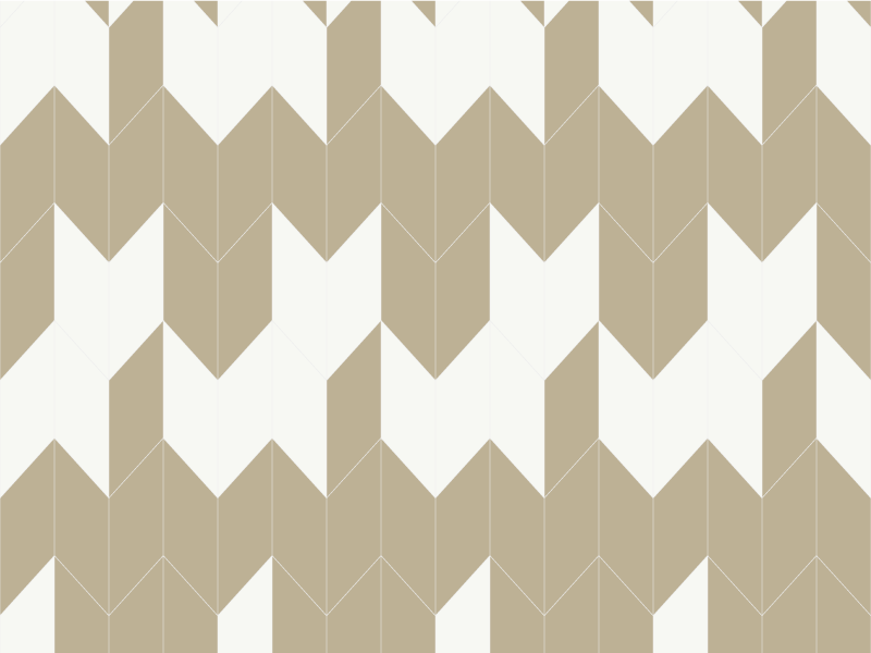 Covor de vinil pentru baie cu model geometric alb și bej - TenStickers