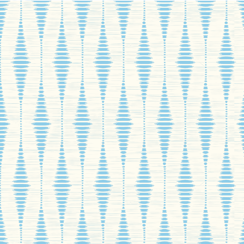 Covor de vinil geometric ikat rabaul albastru deschis - TenStickers