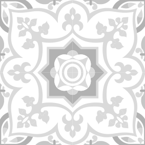Covor de vinil pentru baie tonuri gri mozaic marocan - TenStickers
