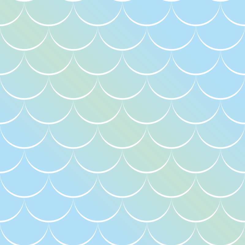 Covor de vinil pentru baie model solzi pastelate - TenStickers