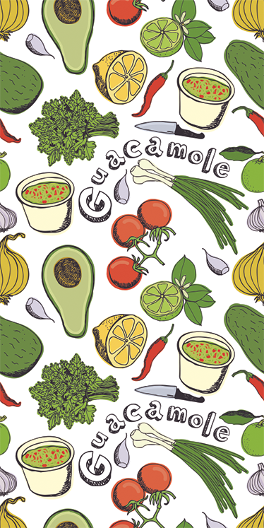 Covor de vinil pentru bucătărie cu fructe mexicane - TenStickers